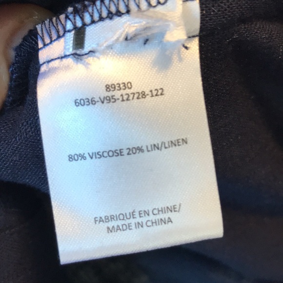 Melanie Lyne linen blend top, size 6 - Picture 5 of 7